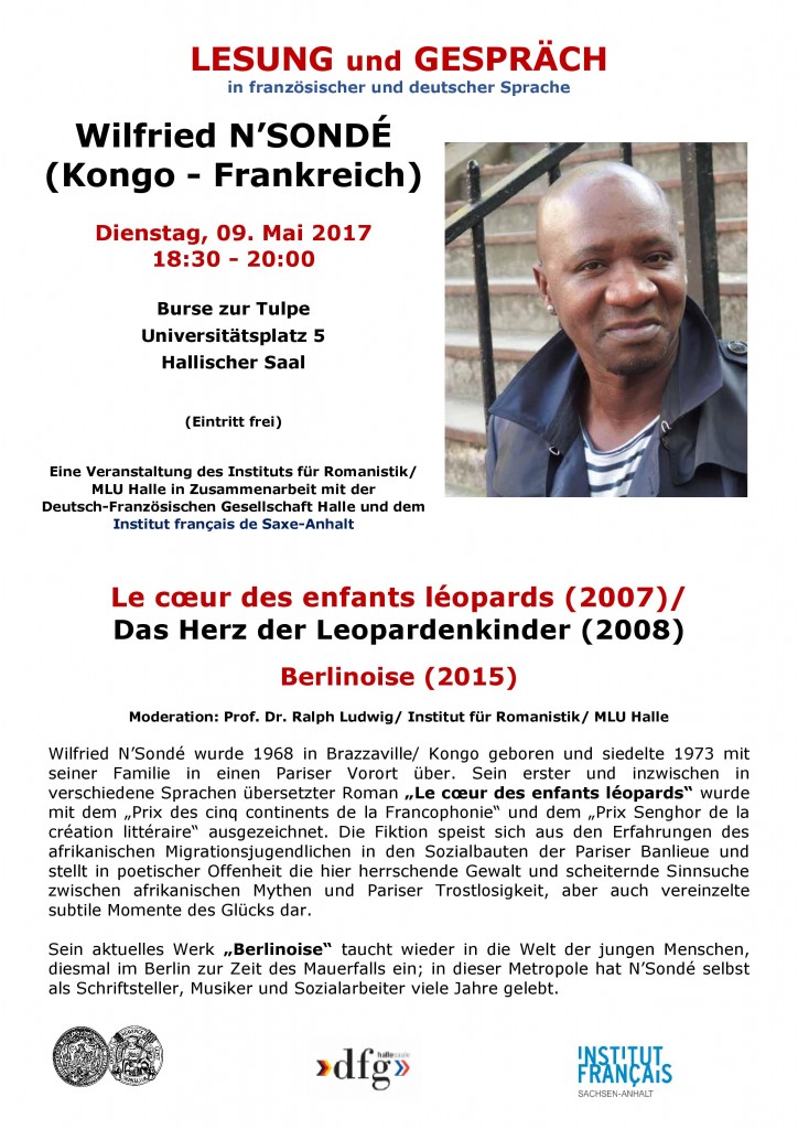 Lesung  Wilfried N'Sondé